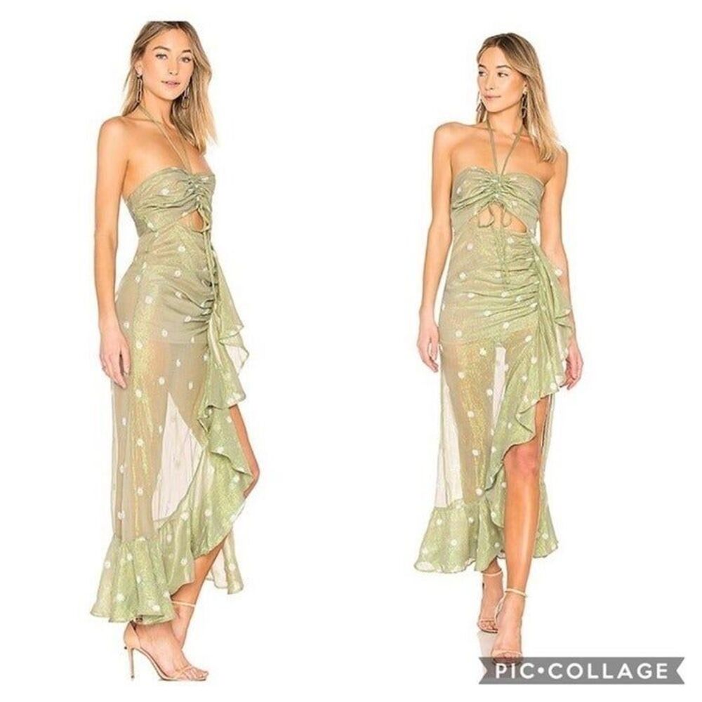 NWT Revolve X by NBD Silk Ballisima Daisy Cut Out Dress